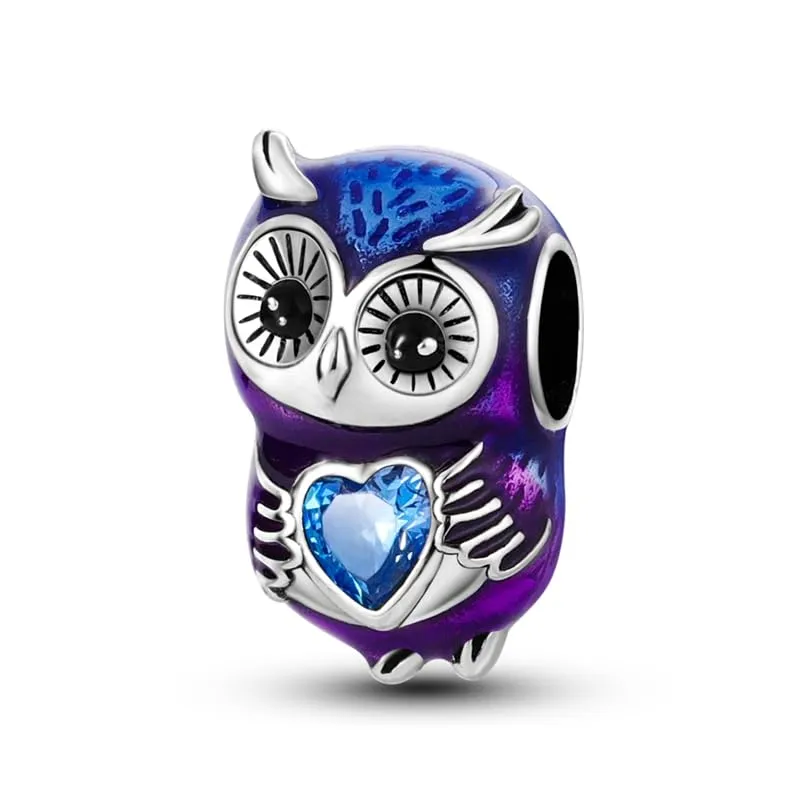Pandach Bead Charm Ciondolo Argento Sterling 925 con Cubic Zirconia per Braccialetti e Collane Europee - immagine 1