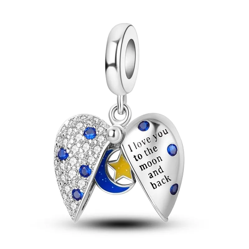 Pandach Bead Charm in Argento Sterling 925 con Cubic Zirconia per Braccialetti e Collane Europei - immagine 1