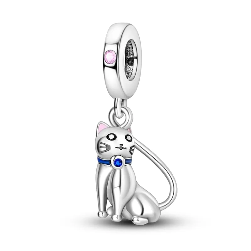 Pandach Bead Charm in Argento Sterling 925 con Cubic Zirconia per Braccialetti e Collane Europee - immagine 1