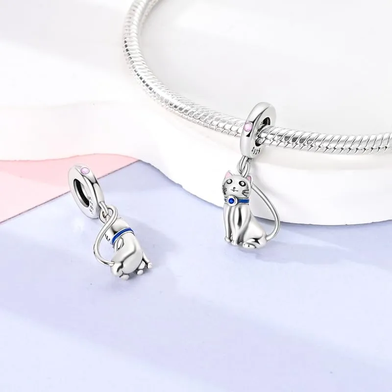 Pandach Bead Charm in Argento Sterling 925 con Cubic Zirconia per Braccialetti e Collane Europee - immagine 2
