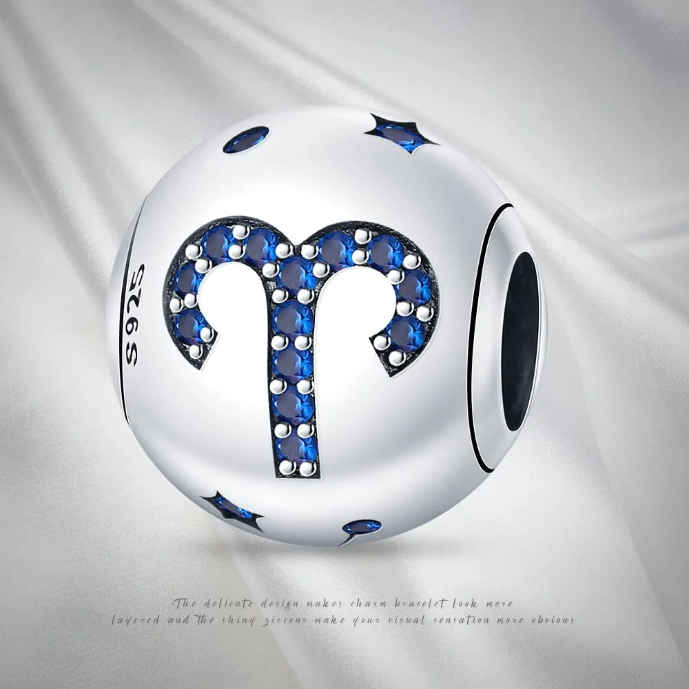 Pandach Bead Charm in Argento Sterling 925 con Cubic Zirconia per Braccialetti e Collane Europei - immagine 6