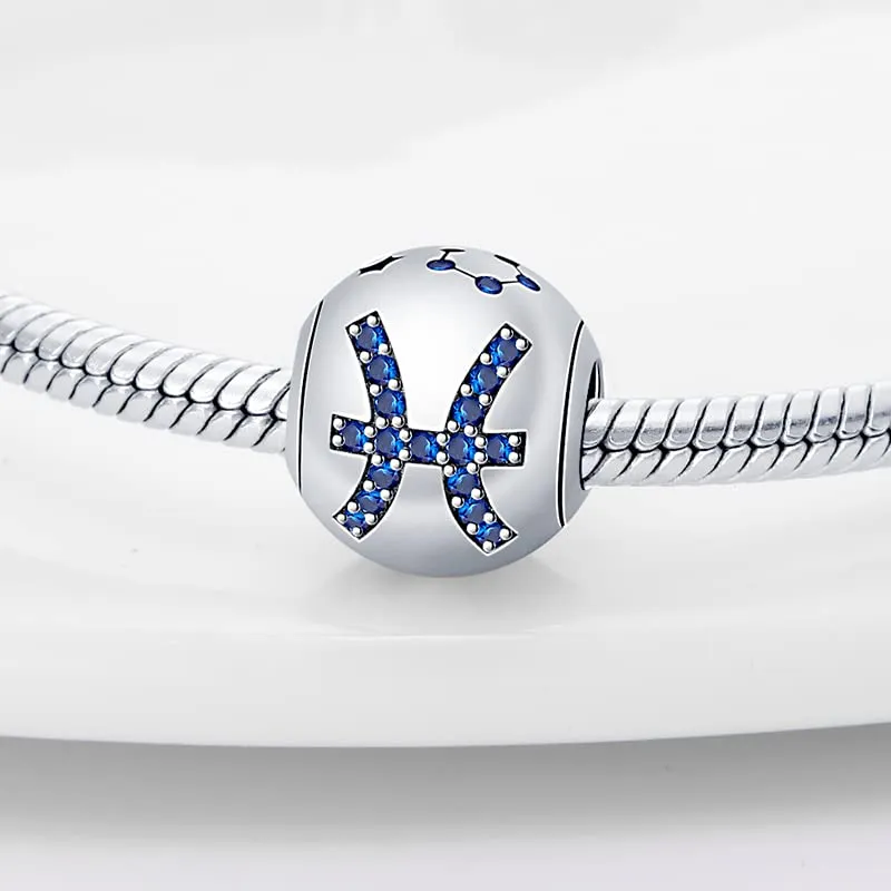 Pandach Bead Charm in Argento Sterling 925 con Cubic Zirconia per Braccialetti e Collane Europee - immagine 2