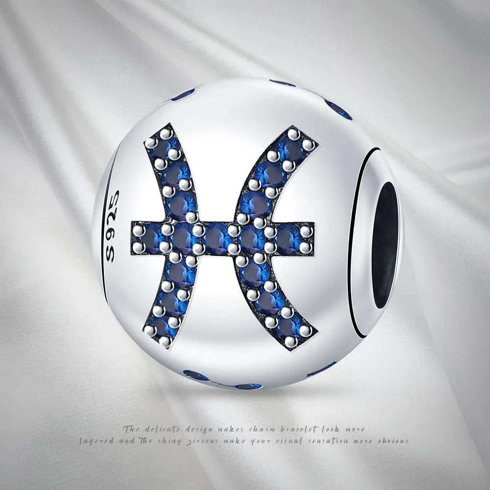 Pandach Bead Charm in Argento Sterling 925 con Cubic Zirconia per Braccialetti e Collane Europee - immagine 6