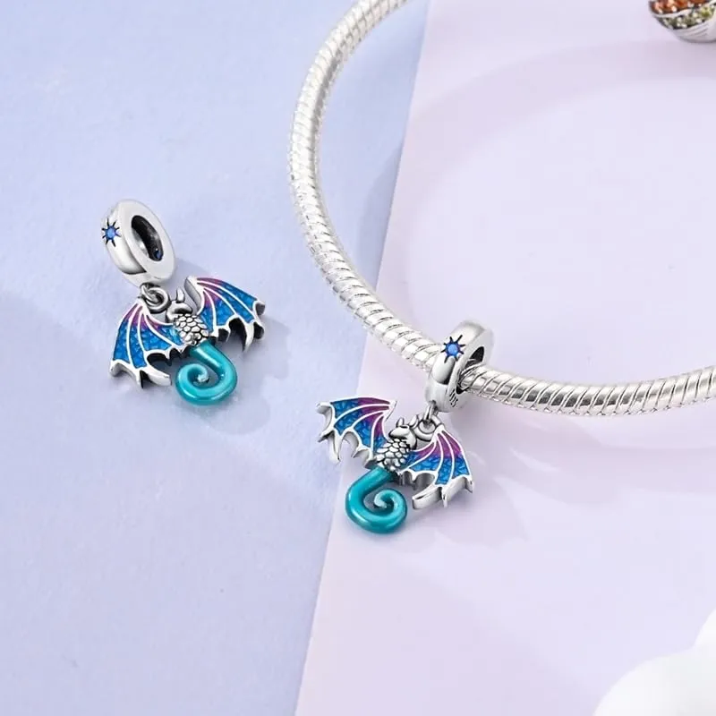 KUNSIR Bead Charm in Argento Sterling 925 con Cubic Zirconia per Braccialetti e Collane Europei - immagine 2