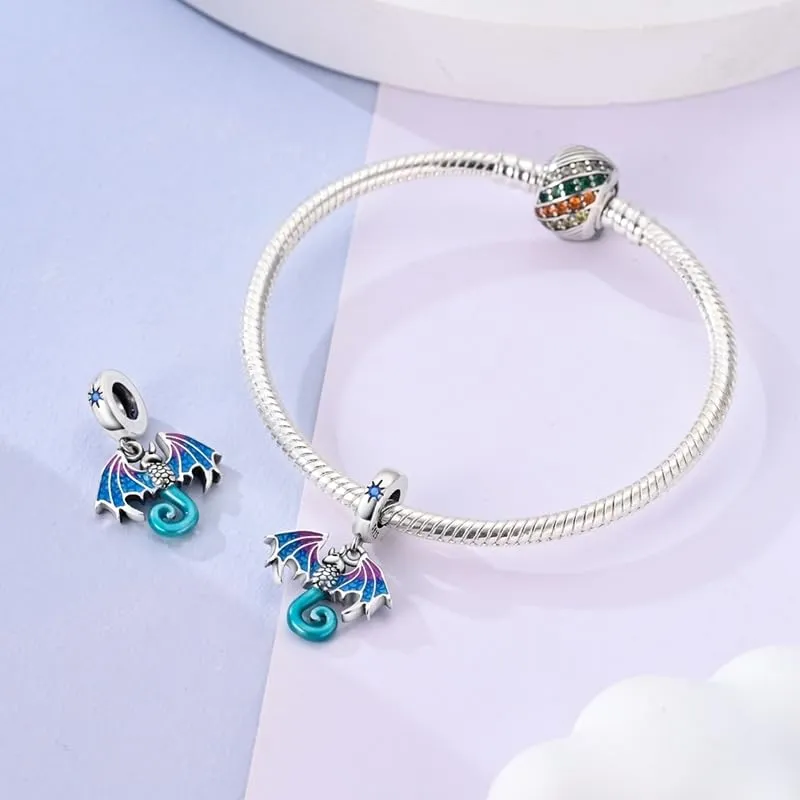 KUNSIR Bead Charm in Argento Sterling 925 con Cubic Zirconia per Braccialetti e Collane Europei - immagine 3