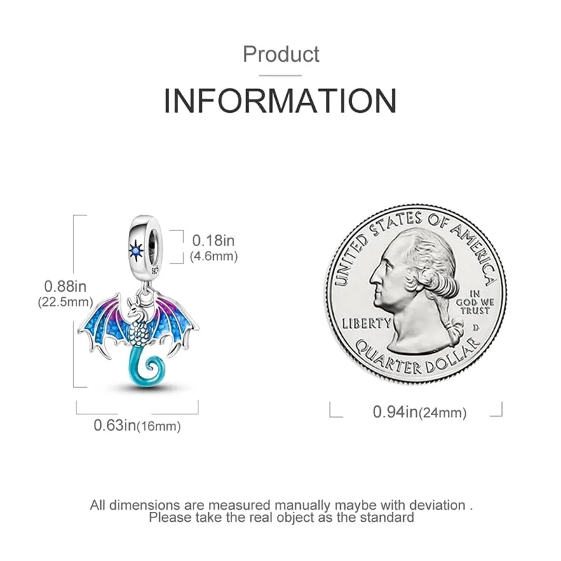KUNSIR Bead Charm in Argento Sterling 925 con Cubic Zirconia per Braccialetti e Collane Europei - immagine 5