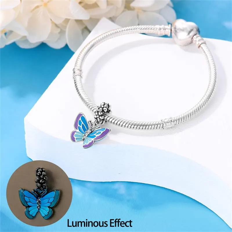 KUNSIR Bead Charm in Argento Sterling 925 con Cubic Zirconia per Braccialetti e Collane Europee - immagine 4