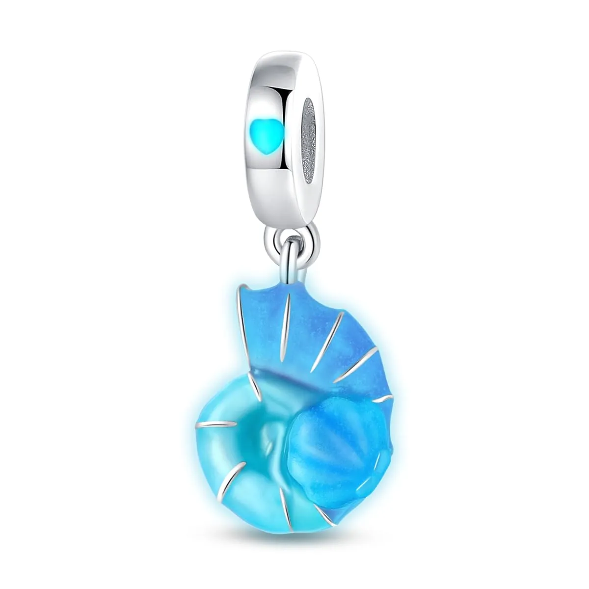 KUNSIR Bead Charm Ciondolo Argento Sterling 925 con Cubic Zirconia per Braccialetti e Collane Europei - immagine 2