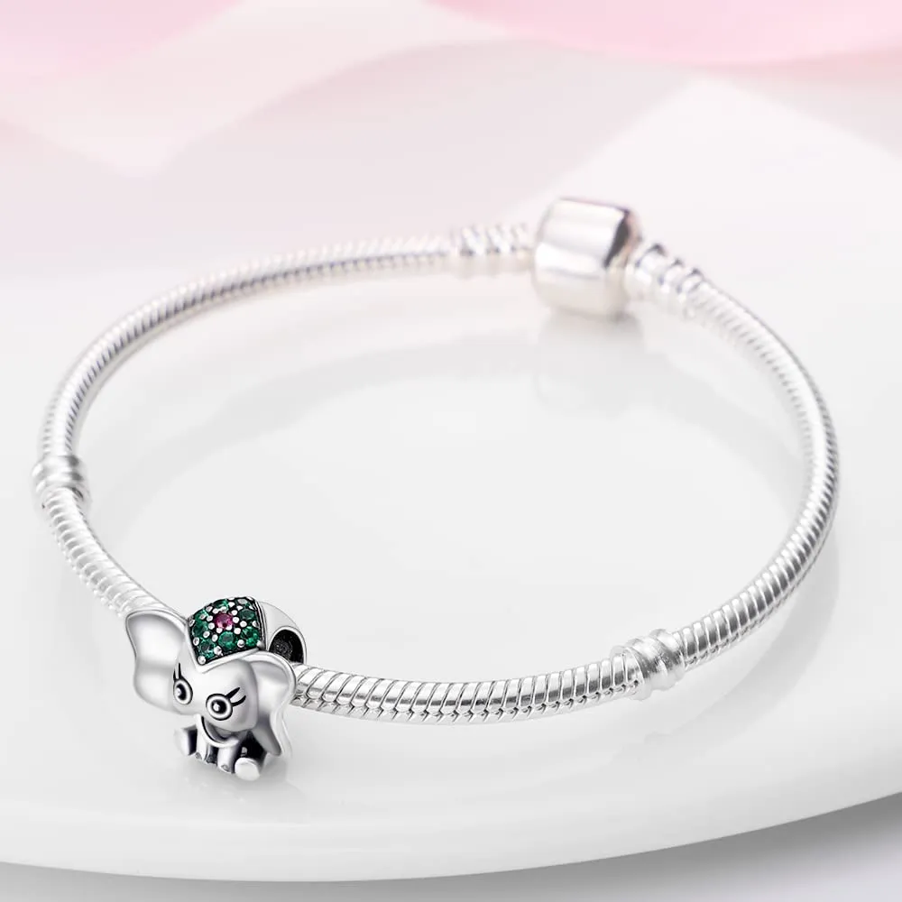 KUNSIR Ciondolo in Argento Sterling 925 con Cubic Zirconia per Braccialetti e Collane Europei - immagine 2