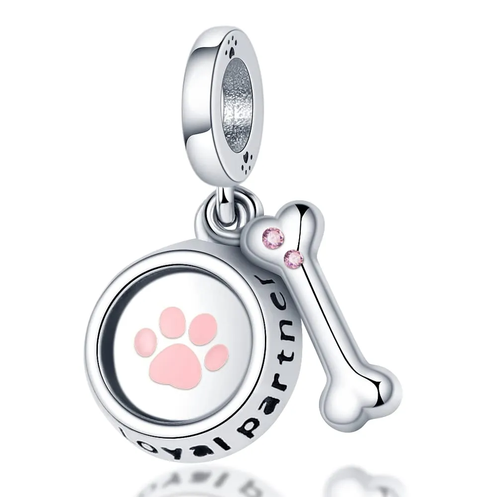 KUNSIR Ciondolo in Argento Sterling 925 con Cubic Zirconia per Braccialetti e Collane Europei - immagine 1