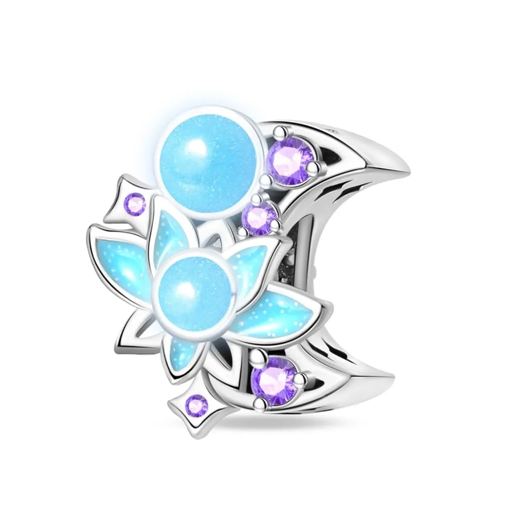 KUNSIR Bead Charm Ciondolo Argento Sterling 925 con Cubic Zirconia per Braccialetti e Collane Europei - immagine 2