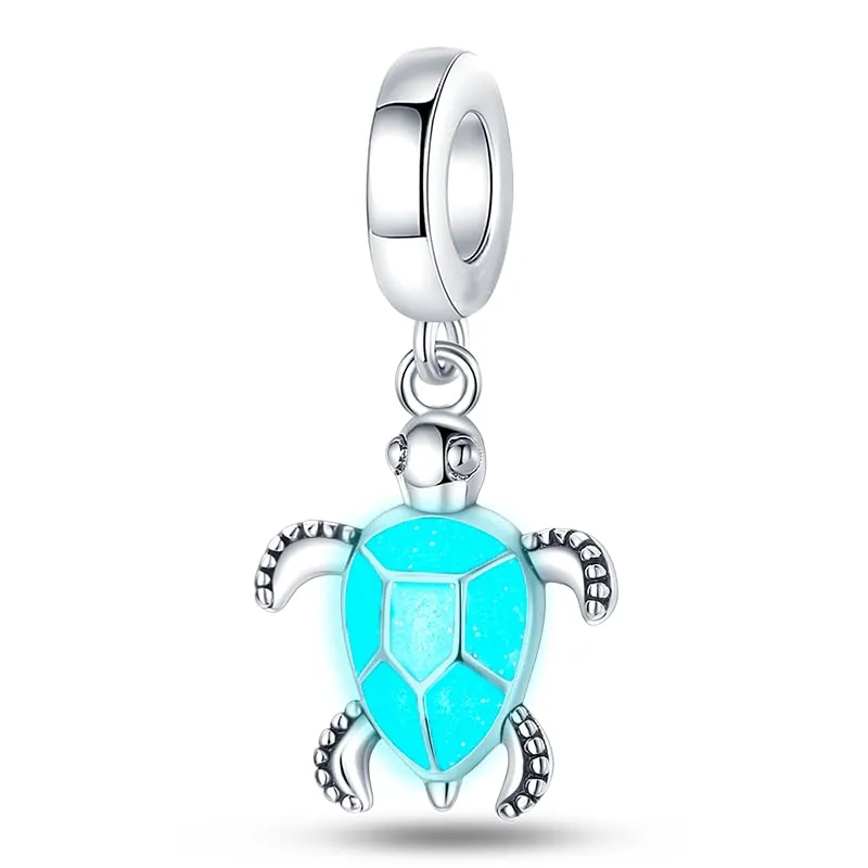 KUNSIR Bead Charm Ciondolo Argento Sterling 925 con Cubic Zirconia per Braccialetti e Collane Europei - immagine 2