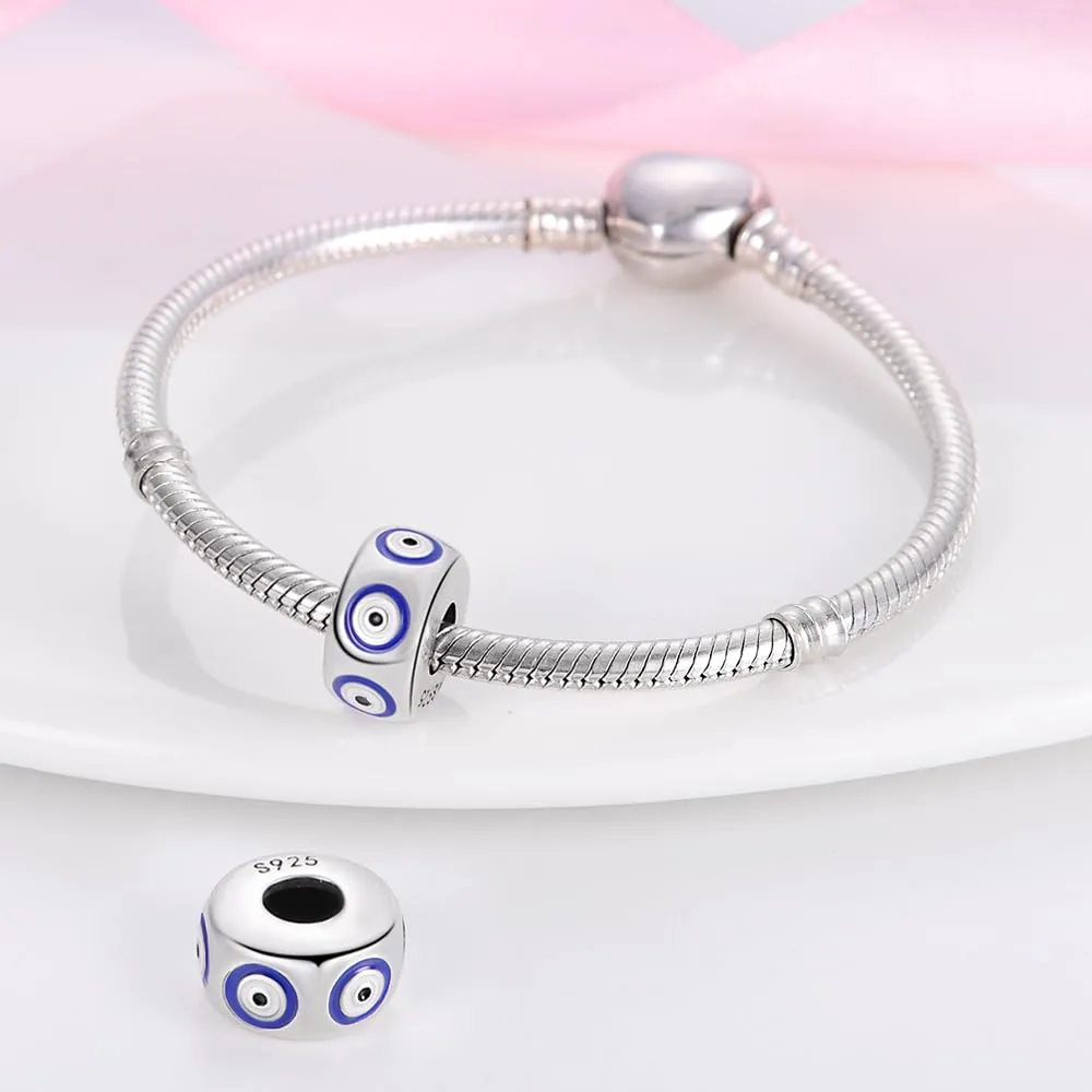 KUNSIR Bead Charm in Argento Sterling 925 con Cubic Zirconia per Braccialetti e Collane Europei - immagine 3