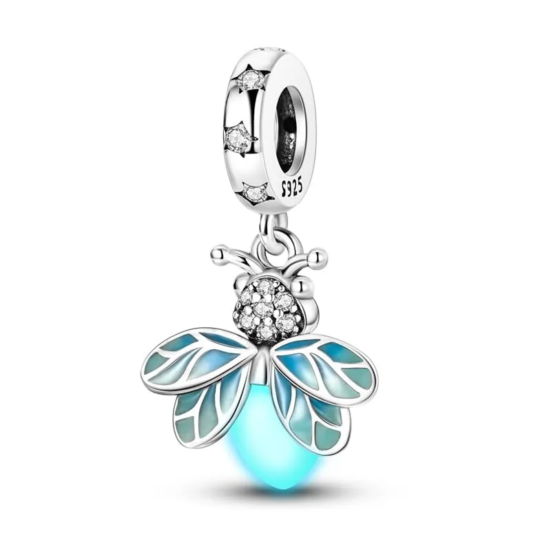 KUNSIR Ciondolo in Argento Sterling 925 con Cubic Zirconia per Braccialetti e Collane Europei - immagine 1