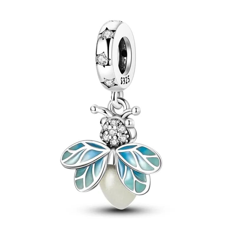 KUNSIR Ciondolo in Argento Sterling 925 con Cubic Zirconia per Braccialetti e Collane Europei - immagine 2