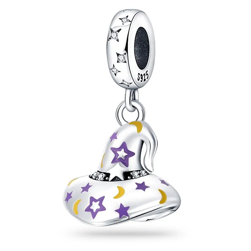 KUNSIR Bead Charm Ciondolo Argento Sterling 925 con Cubic Zirconia per Braccialetti e Collane Europei - immagine 1
