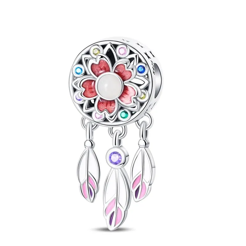 Pandach Bead Charm in Argento Sterling 925 con Cubic Zirconia per Braccialetti e Collane Europei - immagine 1