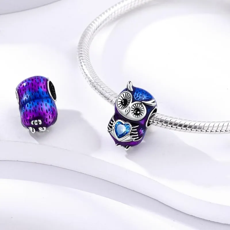 KUNSIR Bead Charm in Argento Sterling 925 con Cubic Zirconia, Compatibile con Braccialetti e Collane Europei - immagine 2