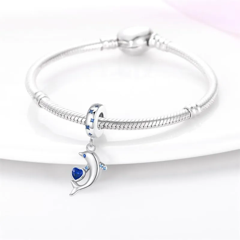 KUNSIR Ciondolo in Argento Sterling 925 con Cubic Zirconia per Braccialetti e Collane Europei - immagine 3