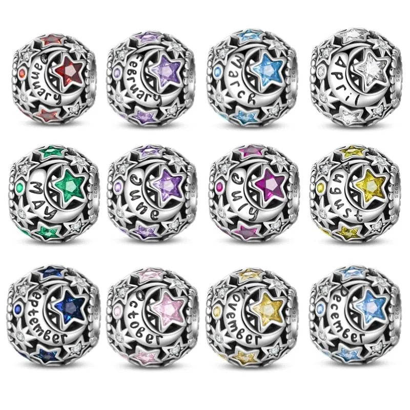 Pandach Bead Charm in Argento Sterling 925 con Cubic Zirconia per Braccialetti e Collane Europei - immagine 6