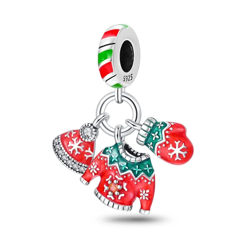 KUNSIR Bead Charm Ciondolo in Argento Sterling 925 con Cubic Zirconia per Braccialetti e Collane Europei - immagine 1