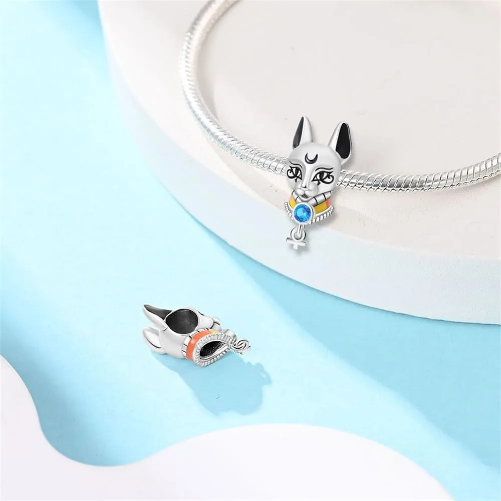 KUNSIR Bead Charm Ciondolo Argento Sterling 925 con Cubic Zirconia per Braccialetti e Collane Europei - immagine 2