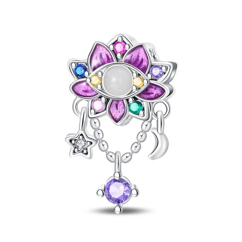 Pandach Bead Charm in Argento Sterling 925 con Cubic Zirconia per Braccialetti e Collane Europei - immagine 1
