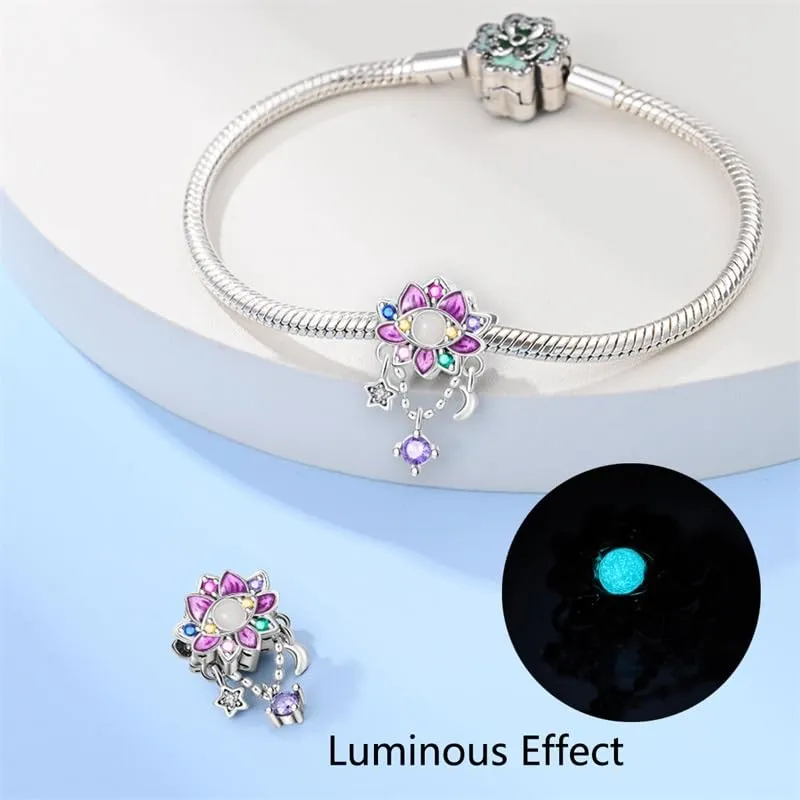 Pandach Bead Charm in Argento Sterling 925 con Cubic Zirconia per Braccialetti e Collane Europei - immagine 3