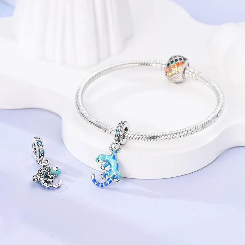 Pandach Bead Charm in Argento Sterling 925 con Cubic Zirconia per Braccialetti e Collane Europei - immagine 3