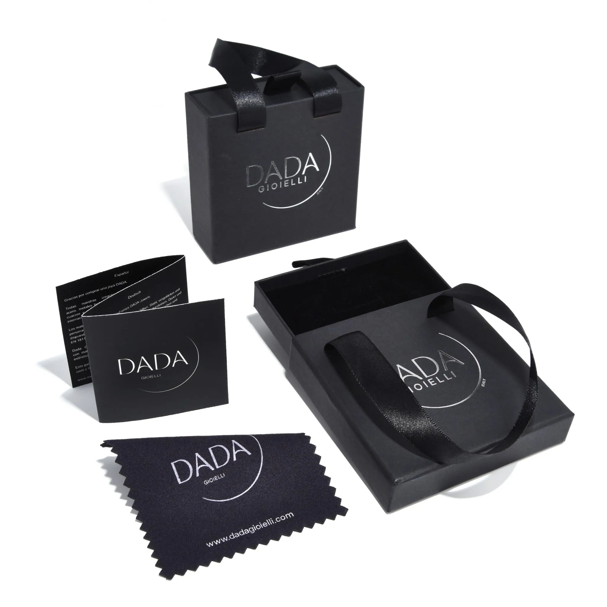 Dada Gioielli Bracciale con Pietre Naturali Argento Ematite Misura Regolabile 18,5+3 cm - immagine 8