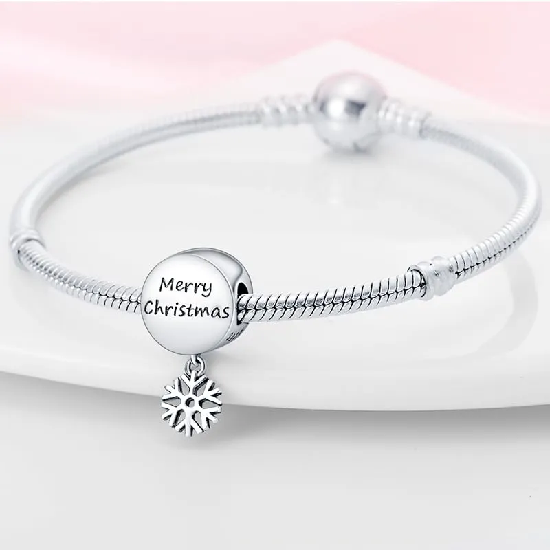 KUNSIR Bead Charm Ciondolo Argento Sterling 925 con Cubic Zirconia per Braccialetti e Collane Europei - immagine 3