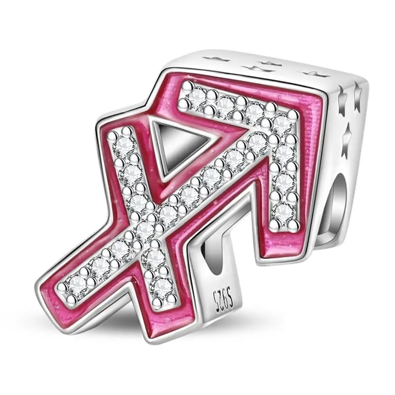 Pandach Ciondolo Argento Sterling 925 con Cubic Zirconia per Braccialetti e Collane Europei - immagine 1