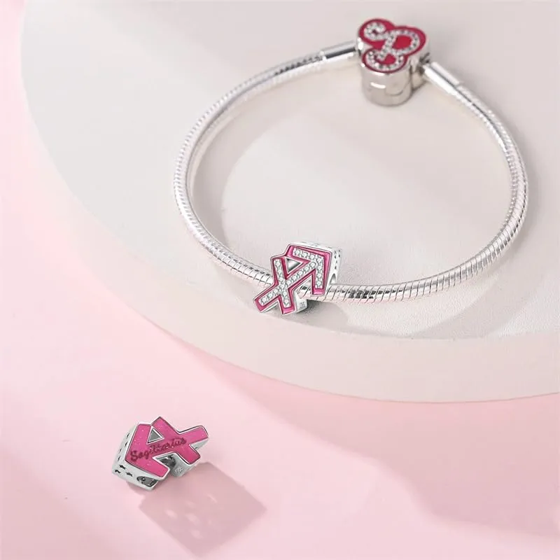 Pandach Ciondolo Argento Sterling 925 con Cubic Zirconia per Braccialetti e Collane Europei - immagine 3
