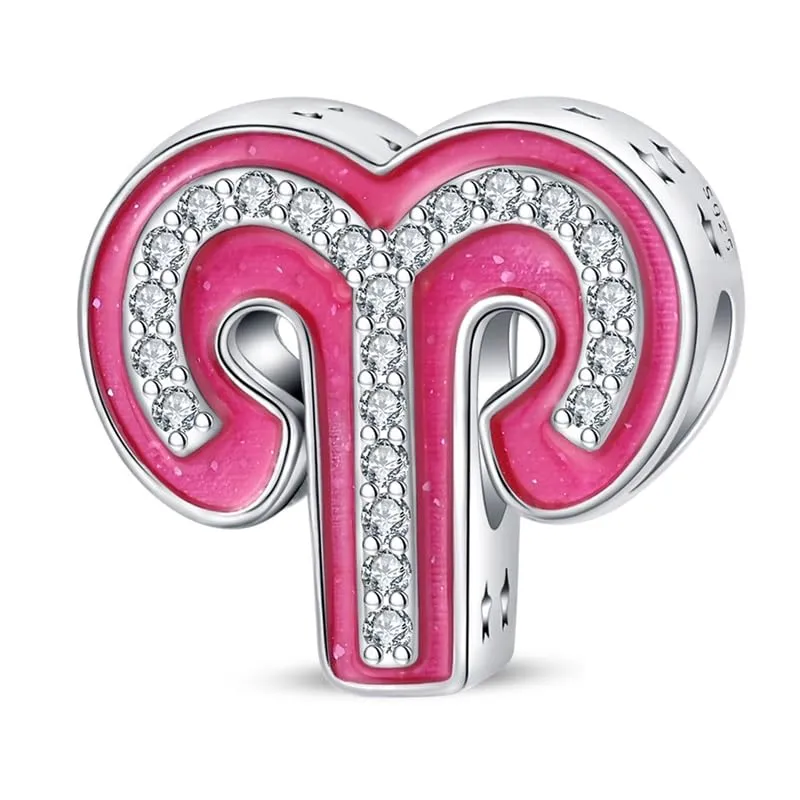 Pandach Bead Charm in Argento Sterling 925 con Cubic Zirconia, Compatibile con Braccialetti e Collane Europei - immagine 1