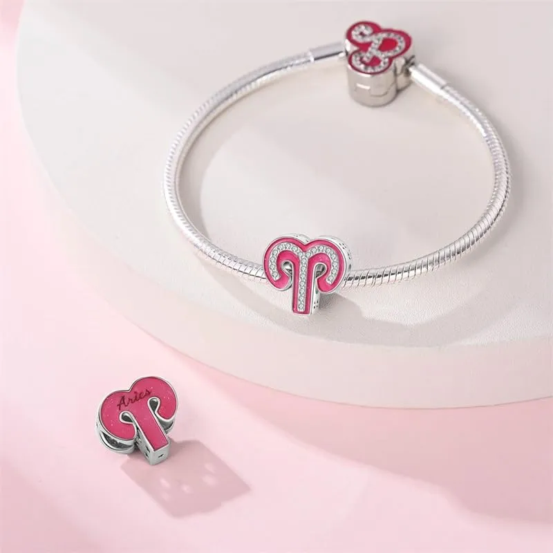 Pandach Bead Charm in Argento Sterling 925 con Cubic Zirconia, Compatibile con Braccialetti e Collane Europei - immagine 3