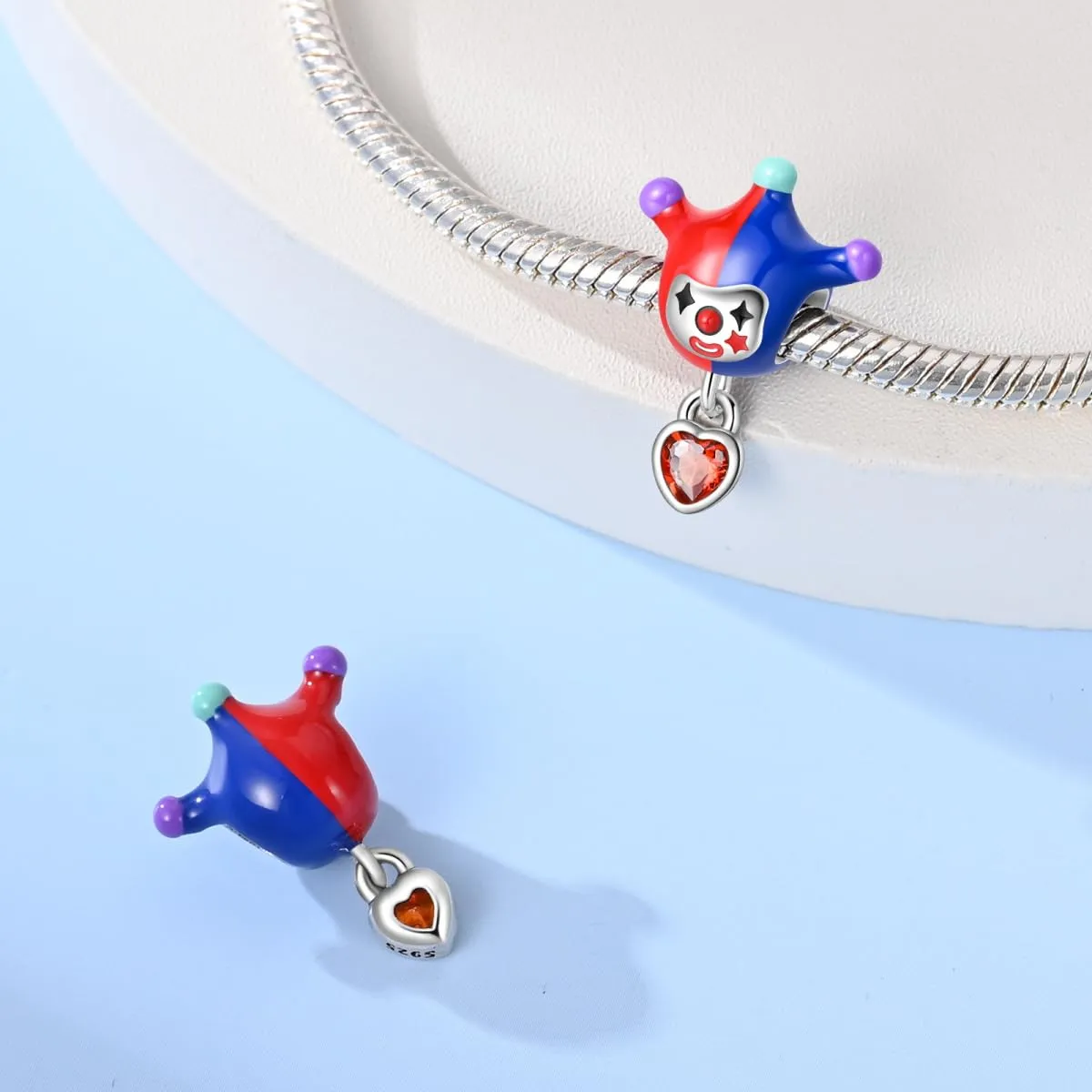 Pandach Bead Charm in Argento Sterling 925 con Cubic Zirconia per Braccialetti e Collane Europei - immagine 2