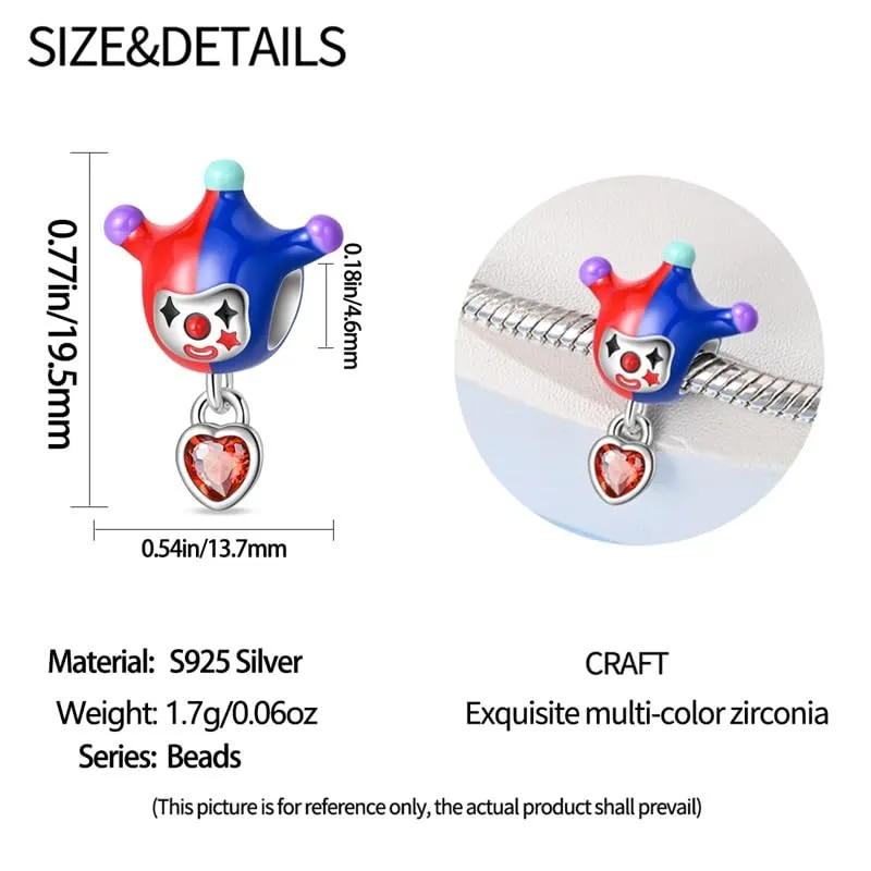 Pandach Bead Charm in Argento Sterling 925 con Cubic Zirconia per Braccialetti e Collane Europei - immagine 5