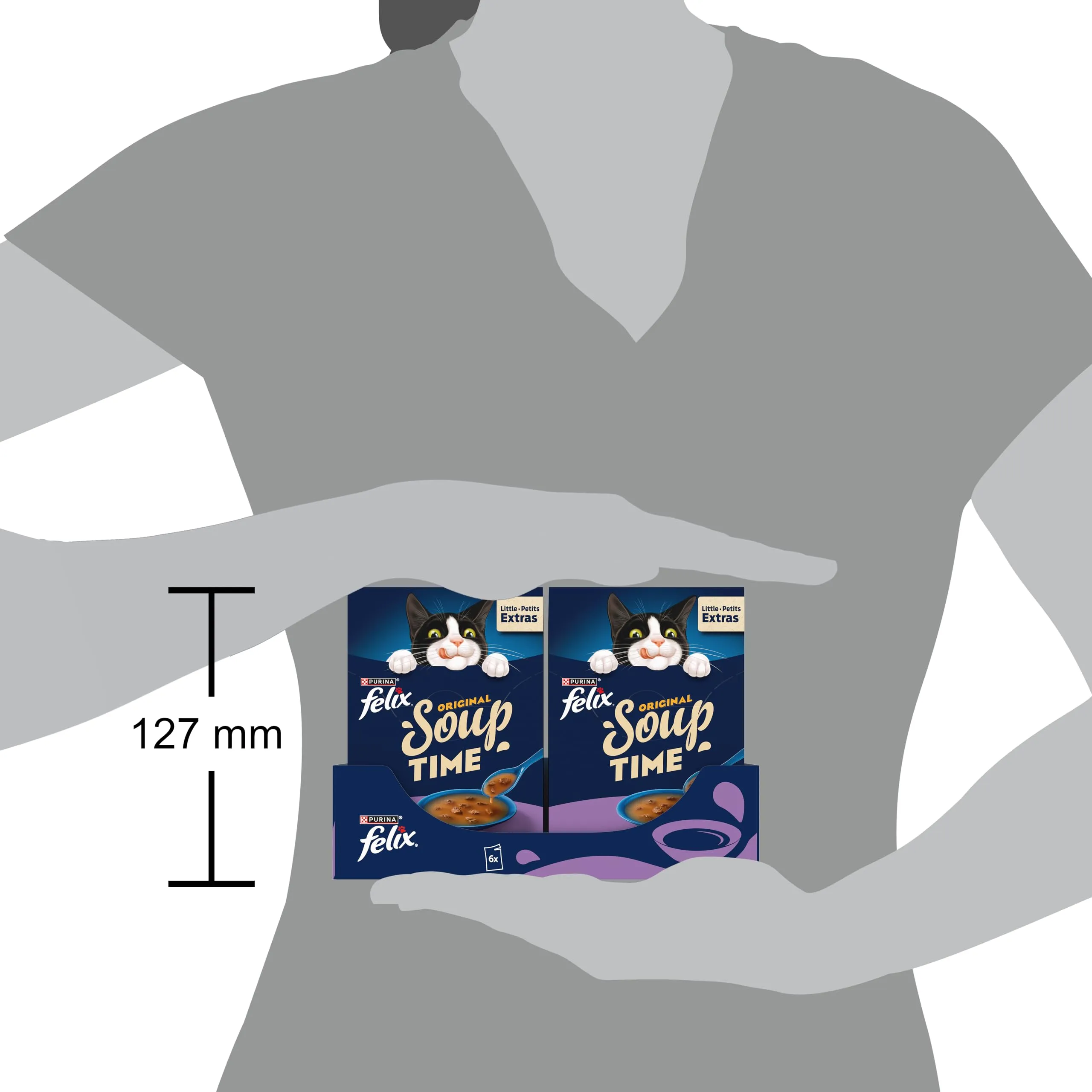 Felix Soup Time Original Cibo Umido per Gatti Adulti, 48 Bustine da 48g - immagine 4