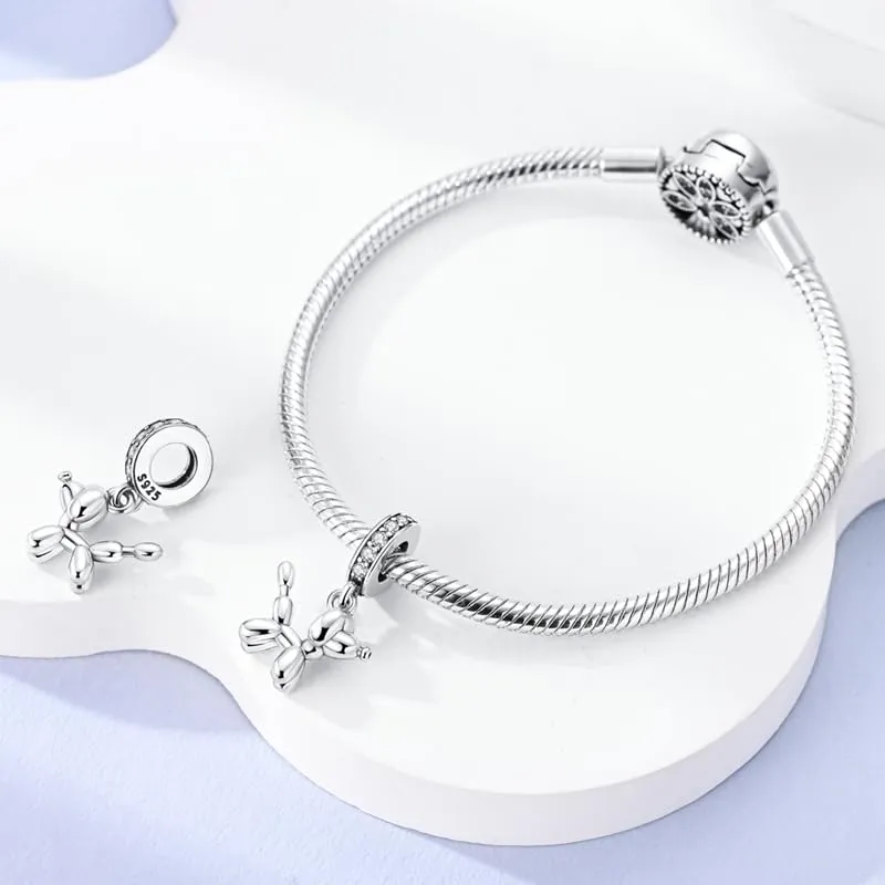 Pandach Bead Charm in Argento Sterling 925 con Cubic Zirconia per Braccialetti e Collane europei - immagine 3