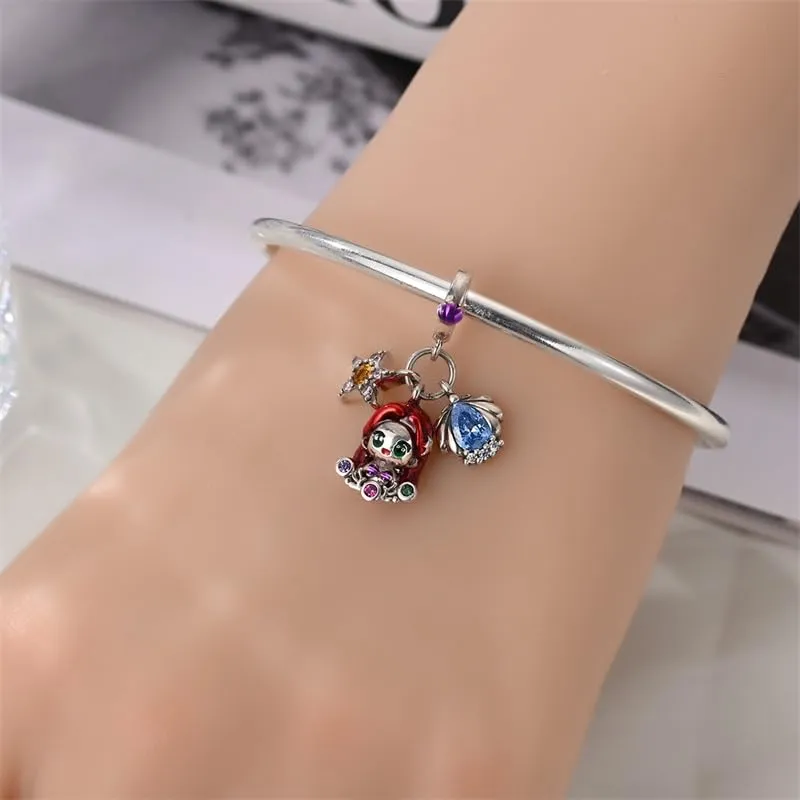 KUNSIR Bead Charm Ciondolo in Argento Sterling 925 con Cubic Zirconia per Braccialetti e Collane Europei - immagine 4