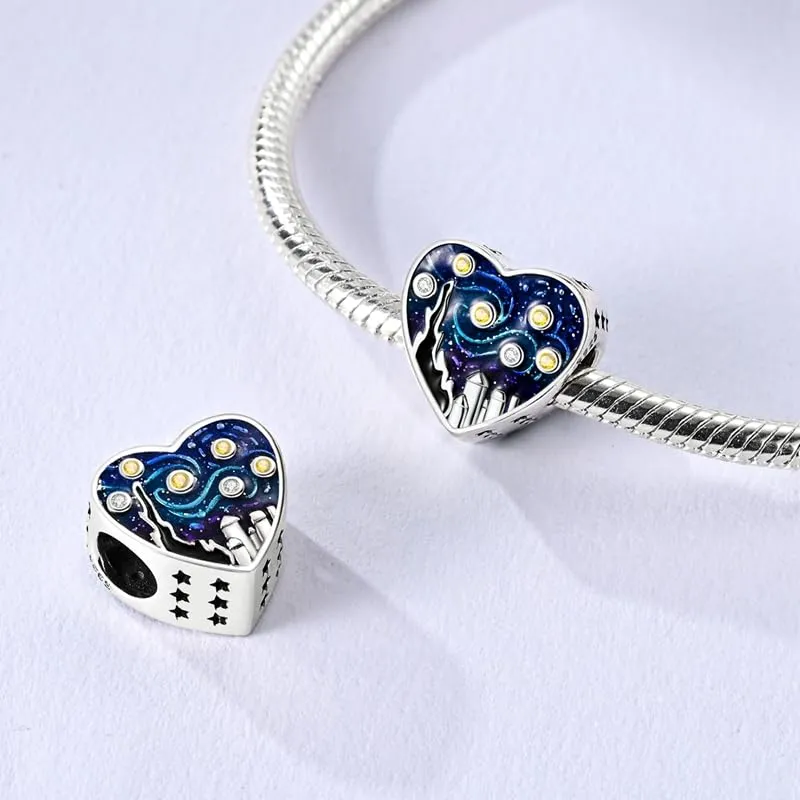 Pandach Bead Charm in Argento Sterling 925 con Cubic Zirconia per Braccialetti e Collane Europei - immagine 2