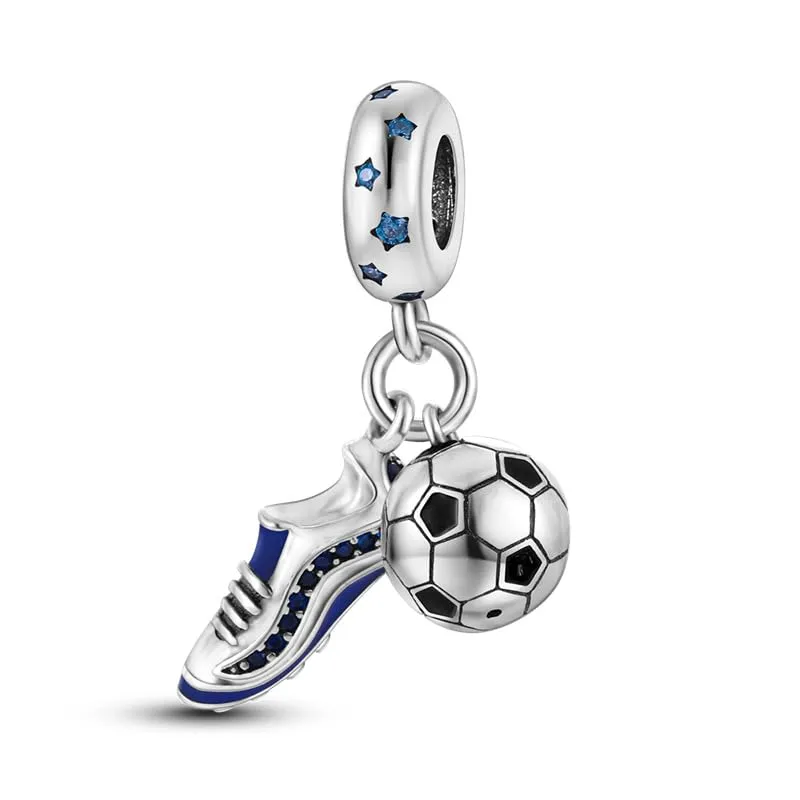 Pandach Bead Charm in Argento Sterling 925 con Cubic Zirconia per Braccialetti e Collane Europei - immagine 1