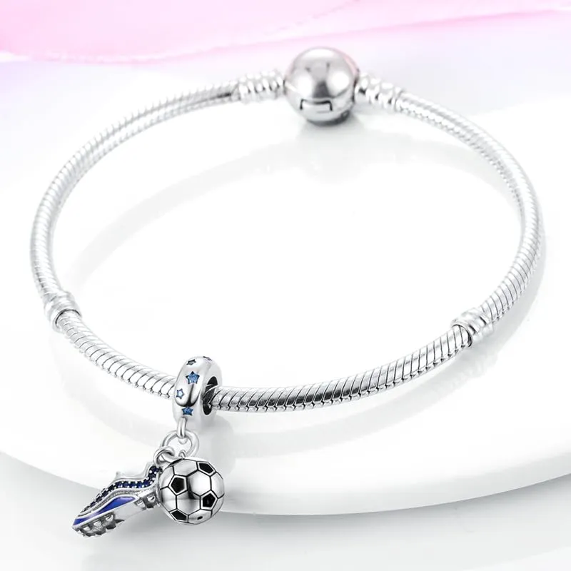 Pandach Bead Charm in Argento Sterling 925 con Cubic Zirconia per Braccialetti e Collane Europei - immagine 3