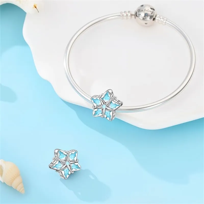 KUNSIR Ciondolo in Argento Sterling 925 con Cubic Zirconia per Braccialetti e Collane Europei - immagine 3