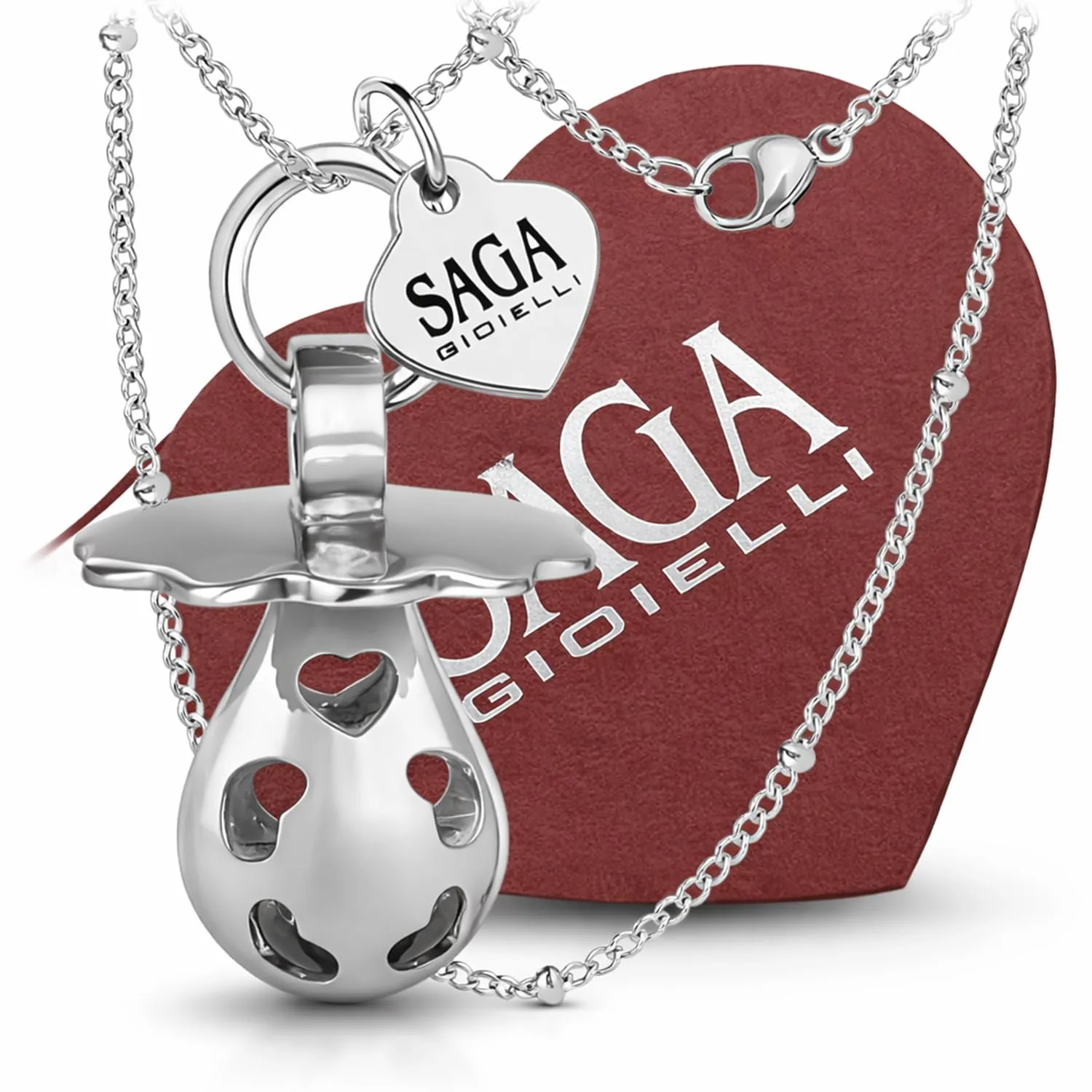 SAGA GIOIELLI Collana Chiama Angeli Gravidanza con Ciuccio Sonoro - immagine 1