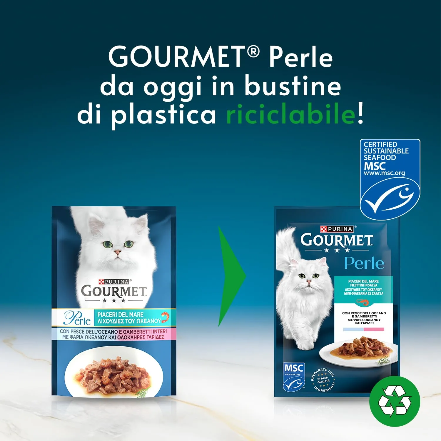 Gourmet Perle Gatto Filettini in Salsa con Tonno (26 x 85g) - immagine 3