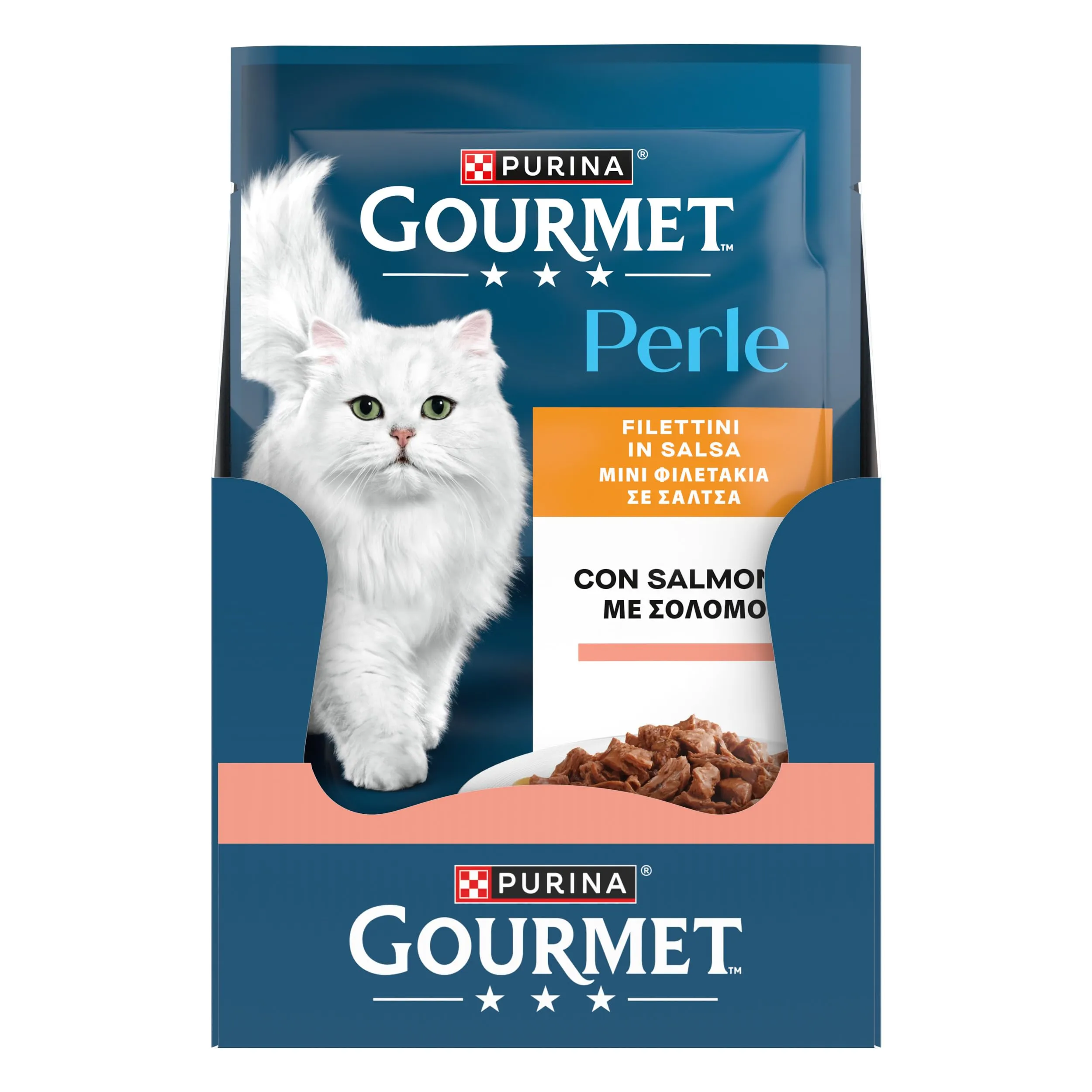 Gourmet Perle Filettini Cibo Umido per Gatti Adulti, 26 Bustine da 85g - immagine 4