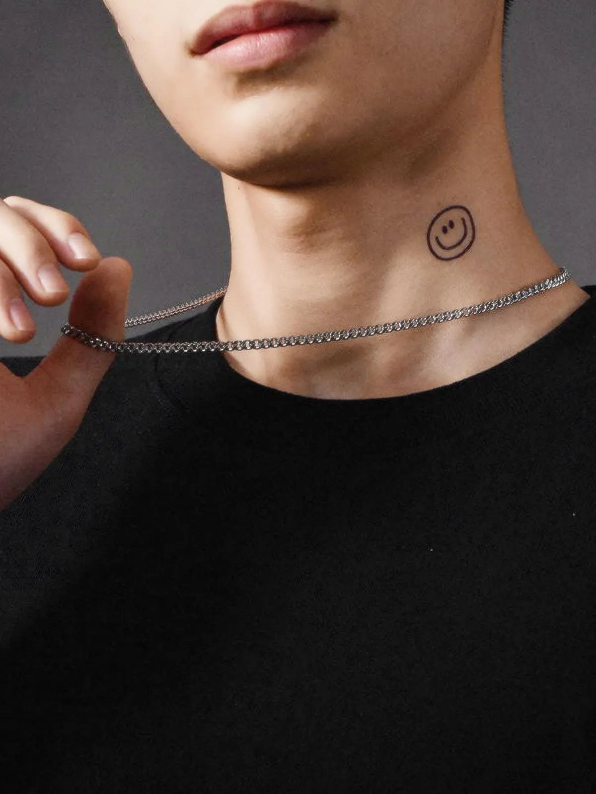 ChainsHouse Collana a catena a maglie cubane in acciaio inossidabile, 22 pollici, 3 mm - immagine 3