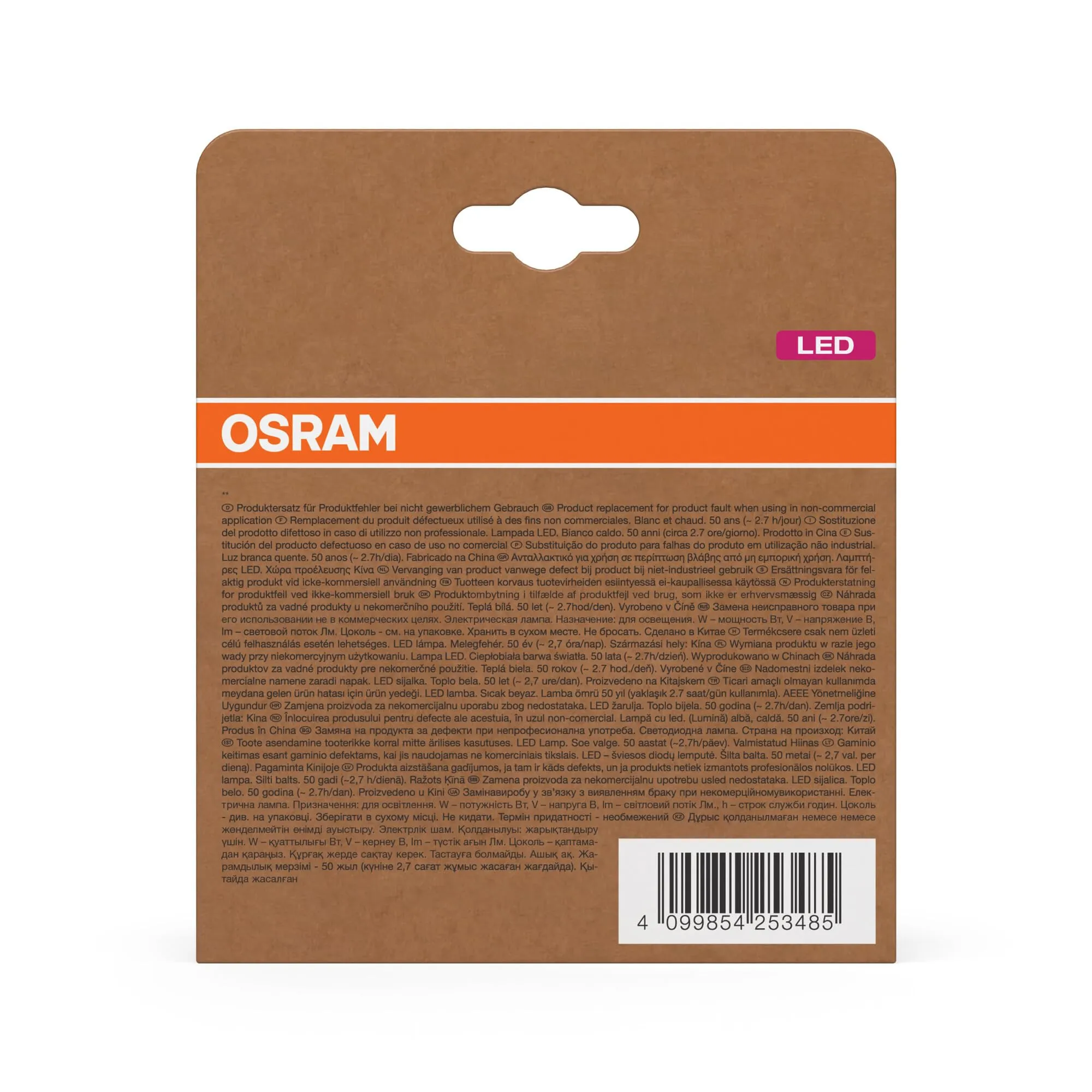OSRAM LED Superstar Classic A 40, 2.2 W, 470 lm, E27, 2700 K, EEK A, confezione da 2 - immagine 4