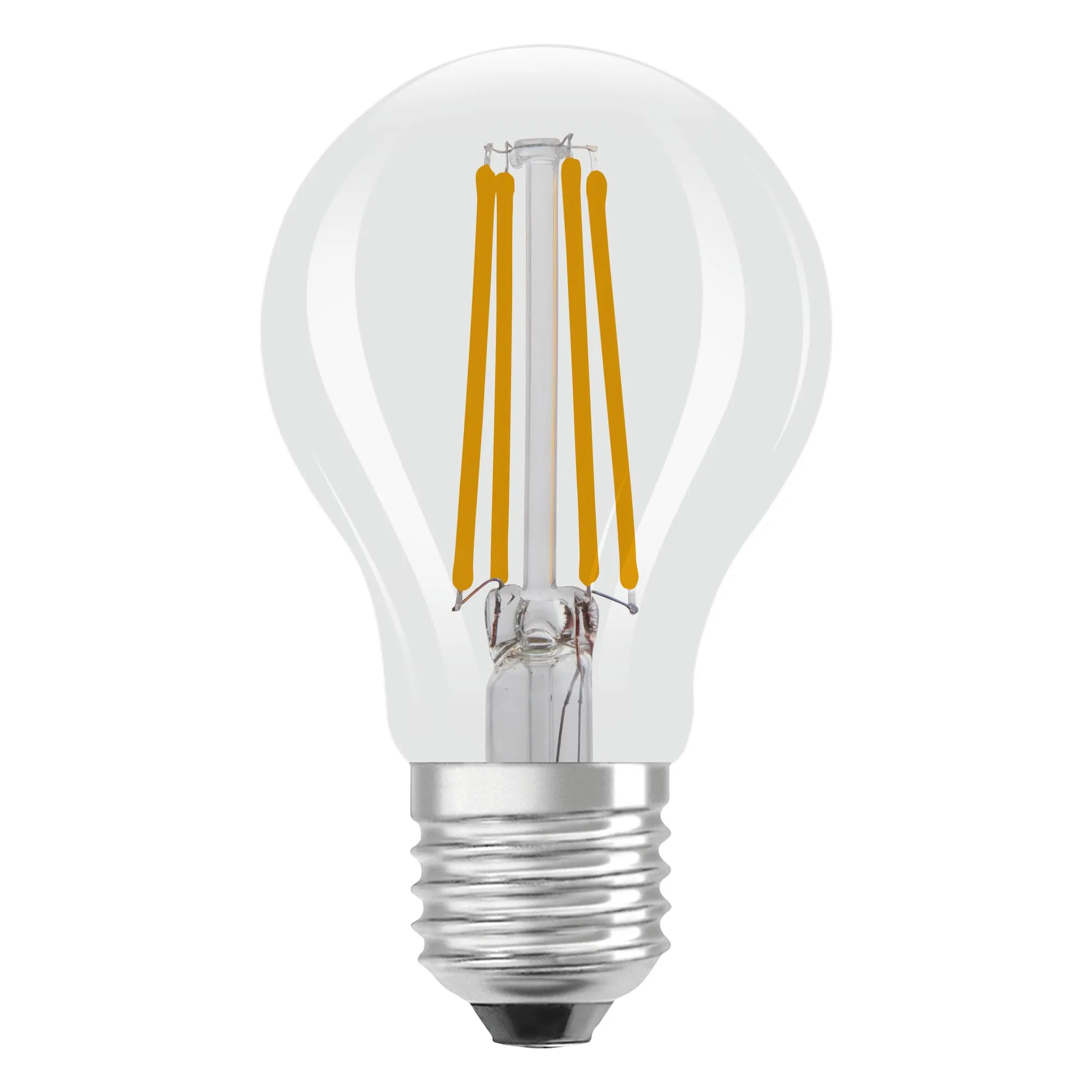 Osram LED Classic Lampada a Filamento, Vetro Trasparente, 3,8 W, E27, Classe A, 806 lm, Bianco Caldo - immagine 2